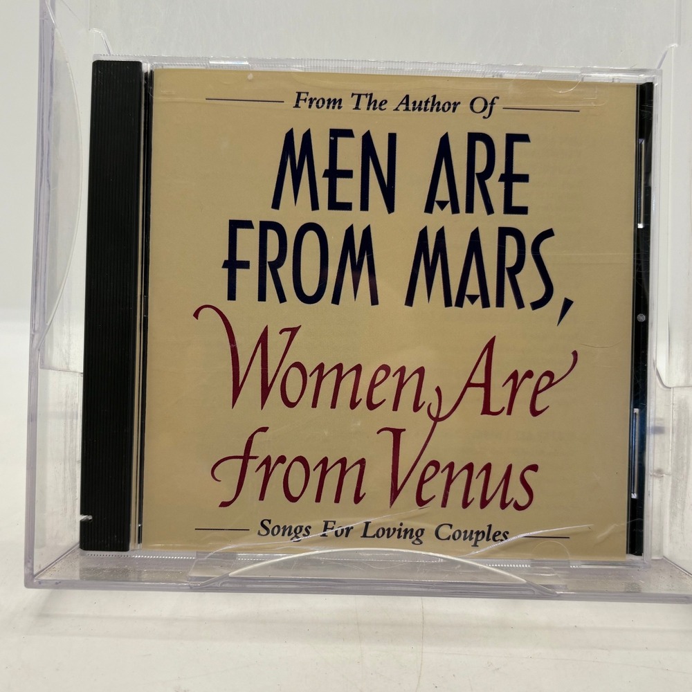 Men Are From Mars Women Are From Venus Songs For Loving Couples CD 1997 Angel